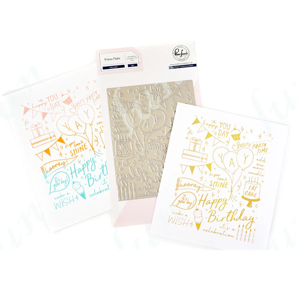 New Happy Birthday Solid Hot Foil Plate Scrapbook Diary Decoration Stencil Embossing Template Diy Greeting Card Handmade
New Happy Birthday Solid Hot Foil Plate Scrapbook Diary Decoration Stencil Embossing Template Diy Greeting Card Handmade
