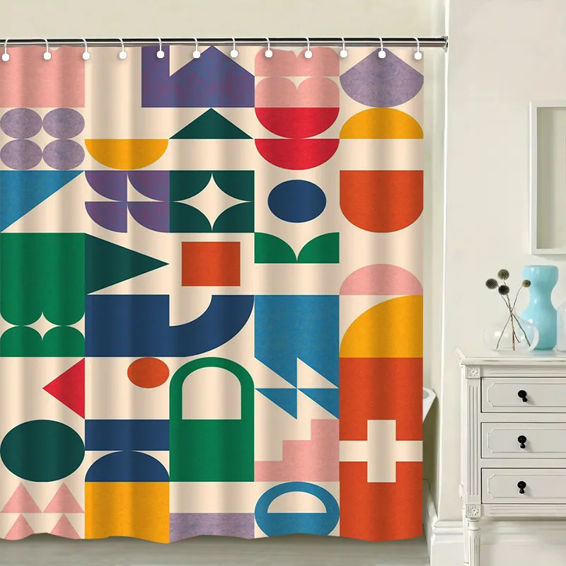 Скандинавская геометрия, моющаяся грязеотталкивающая занавеска для душа, насадка для душа, водонепроницаемая полиэстеровая занавеска для ванны для домашнего декора, аксессуары
Скандинавская геометрия, моющаяся грязеотталкивающая занавеска для душа, насадка для душа, водонепроницаемая полиэстеровая занавеска для ванны для домашнего декора, аксессуары