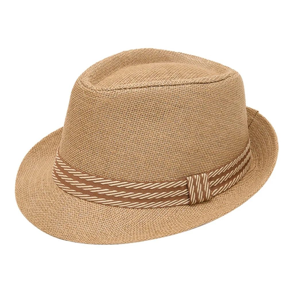 Lightweight Linen Belfry Trilby Hat Sun Protection Versatile Panama Trilby Hat Short Brim Breathable Jazz Beach Hat Women
Lightweight Linen Belfry Trilby Hat Sun Protection Versatile Panama Trilby Hat Short Brim Breathable Jazz Beach Hat Women