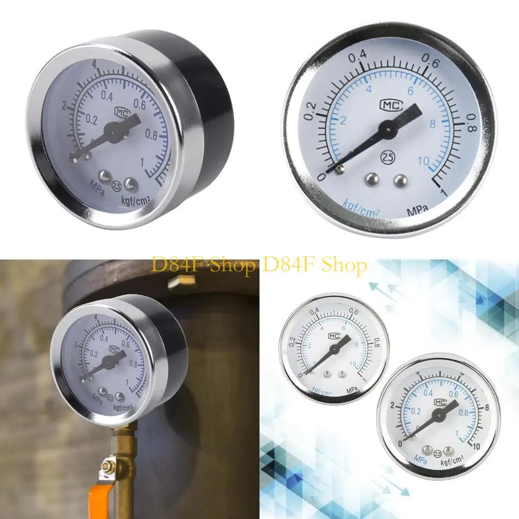 D84F Y40/Y50 Thread Pressure Gauge 0-1.0MPa / 0-10kgf/cm² Pressure Gauge for Air Oil
D84F Y40/Y50 Thread Pressure Gauge 0-1.0MPa / 0-10kgf/cm² Pressure Gauge for Air Oil