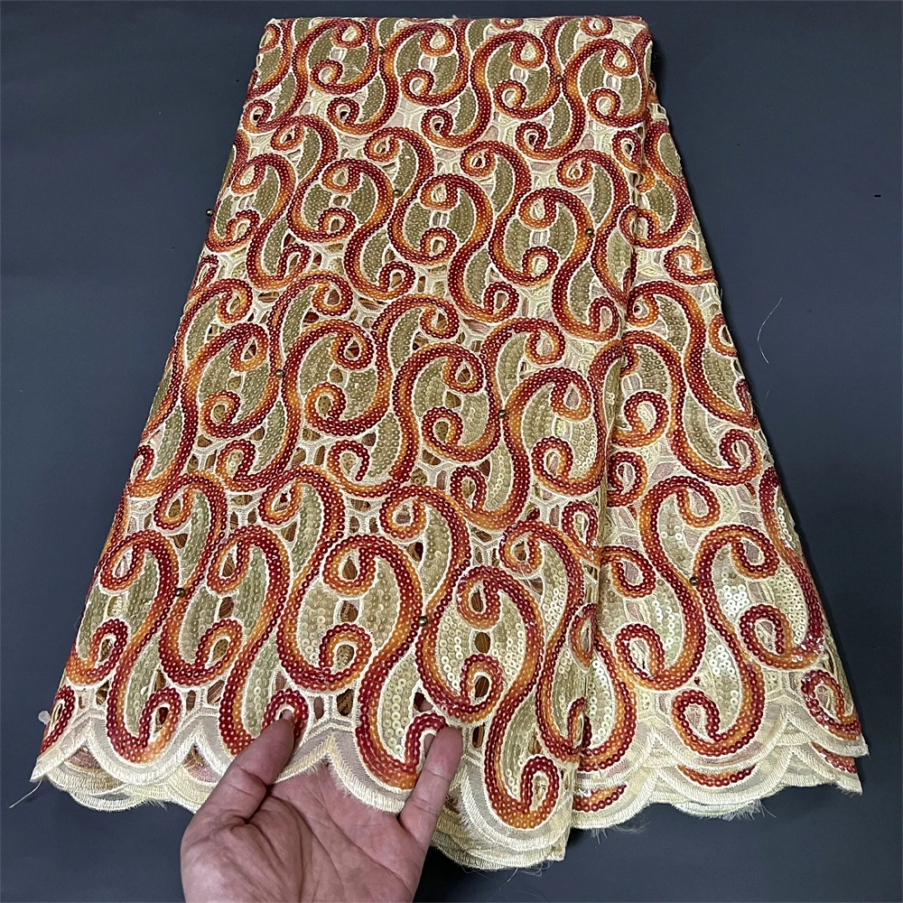 AfricanNnigerian Fashion2025 Высокое качество Тюль Кружевная ткань Органза Вышивка Гипюр Блестки Вечернее платье для выпускного вечера Свадьба 5 ярдов
AfricanNnigerian Fashion2025 Высокое качество Тюль Кружевная ткань Органза Вышивка Гипюр Блестки Вечернее платье для выпускного вечера Свадьба 5 ярдов