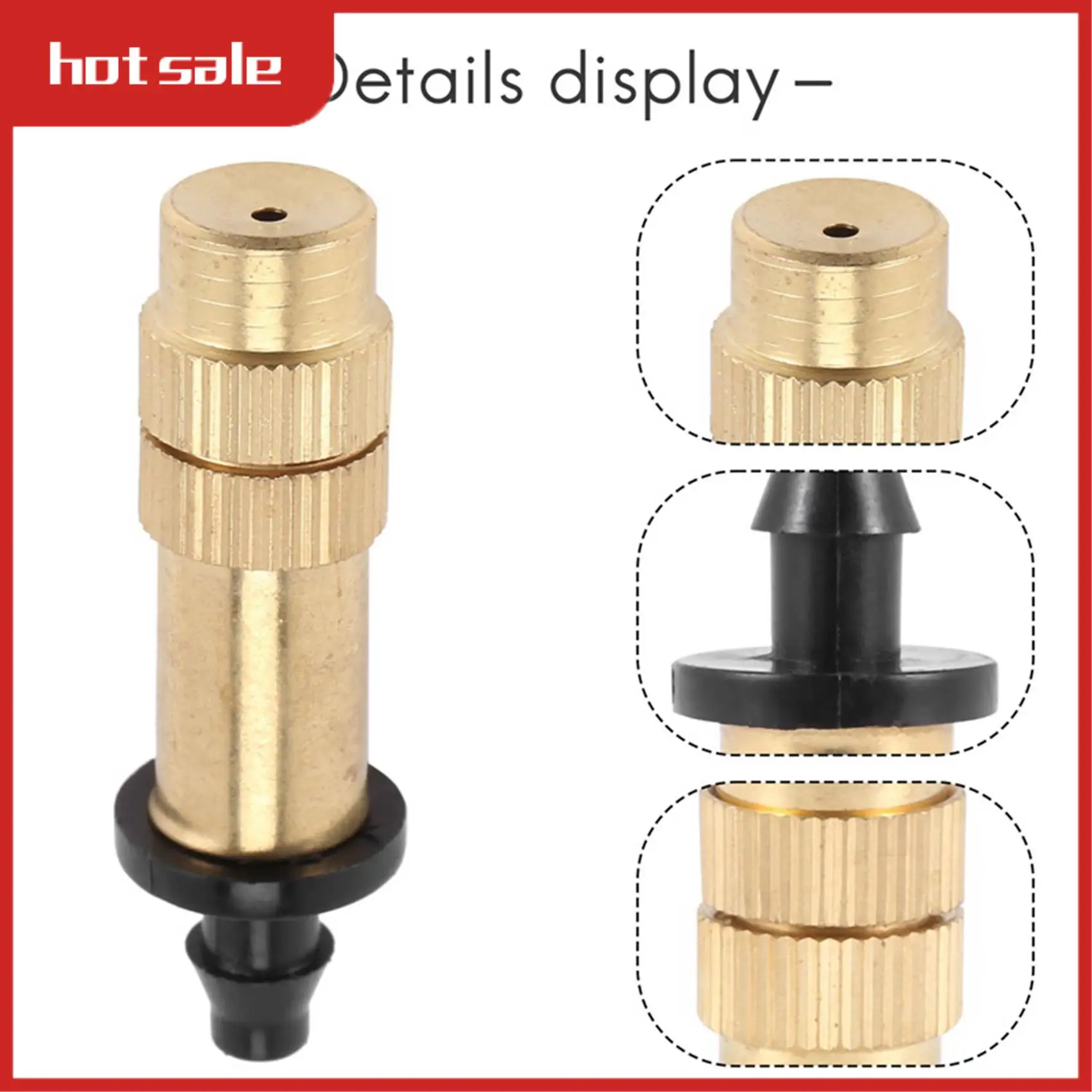 A74P-30Pcs Watering Nozzle Adjustable Copper Irrigation Water Fog Sprinkler Head Mini Misting Greenhouse Accessories
A74P-30Pcs Watering Nozzle Adjustable Copper Irrigation Water Fog Sprinkler Head Mini Misting Greenhouse Accessories