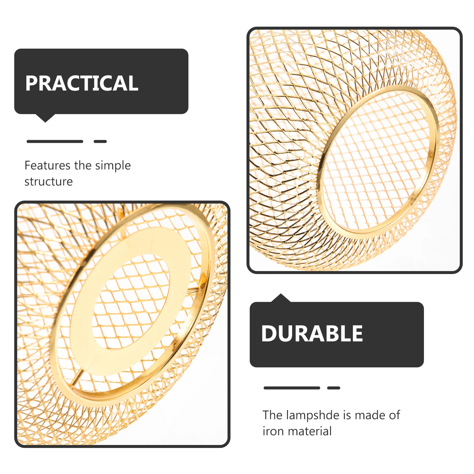 Stylish Metal Lamp Shades Modern Iron Mesh Light Cover Durable Ceiling Lampshade For Bedroom Restaurant Decorative Lighting
Stylish Metal Lamp Shades Modern Iron Mesh Light Cover Durable Ceiling Lampshade For Bedroom Restaurant Decorative Lighting
