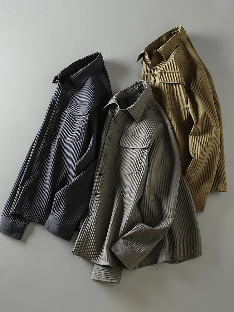 Spring New Sle Men's Casual irt Texture Sensation Ironed Outfit Collar Long Sve Stand Fit Youth Faion Warmth
Spring New Sle Men's Casual irt Texture Sensation Ironed Outfit Collar Long Sve Stand Fit Youth Faion Warmth