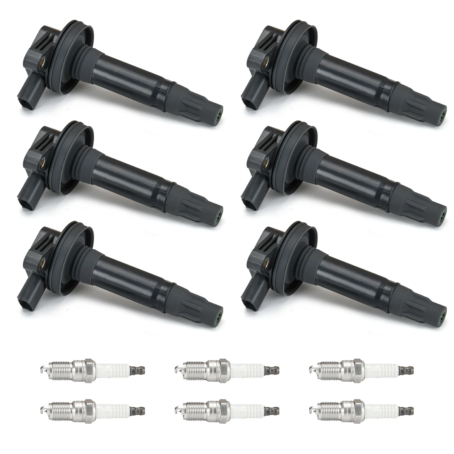 Set of 6 UF553 Ignition Coils & 5019 Spark Plugs For Ford Edge Flex Taurus Lincoln MKS MKT MKZ MKX Mercury Sable V6 2008-2016
Set of 6 UF553 Ignition Coils & 5019 Spark Plugs For Ford Edge Flex Taurus Lincoln MKS MKT MKZ MKX Mercury Sable V6 2008-2016