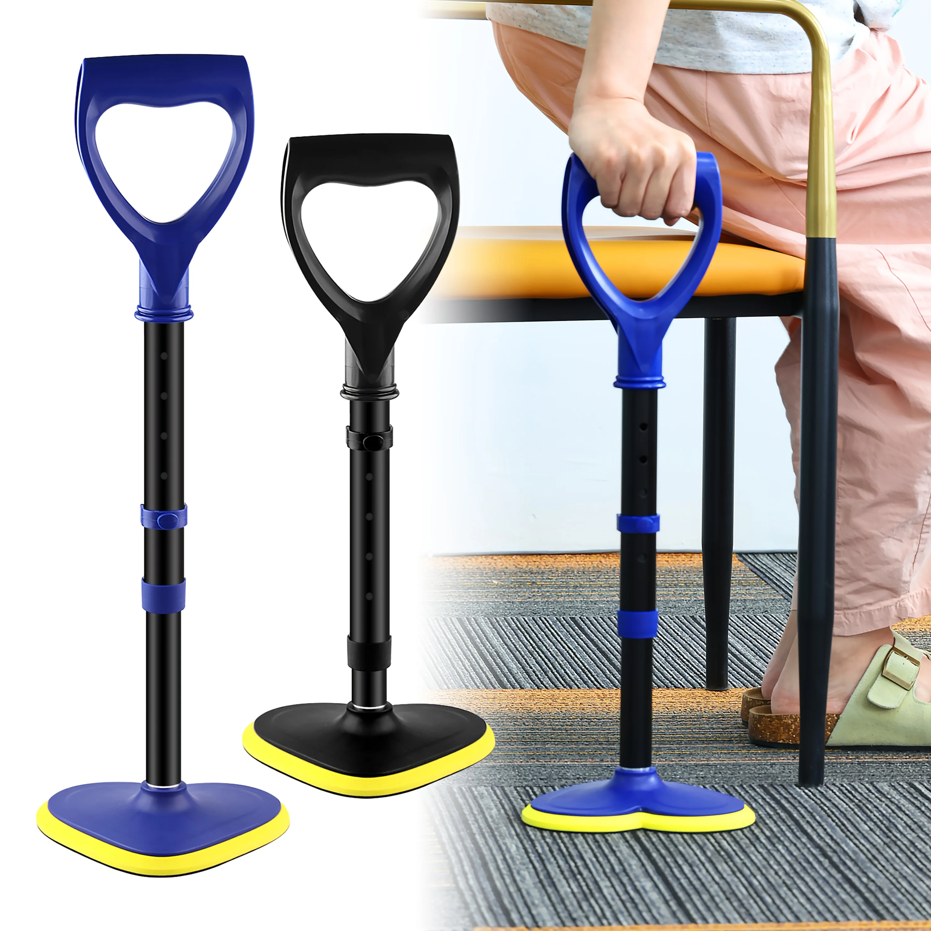 Adjustable Metal Standing Aid with Non-slip Base – Portable Lifting Aid for The Elderly, 5 Height Settings, Sturdy Handles
Adjustable Metal Standing Aid with Non-slip Base – Portable Lifting Aid for The Elderly, 5 Height Settings, Sturdy Handles