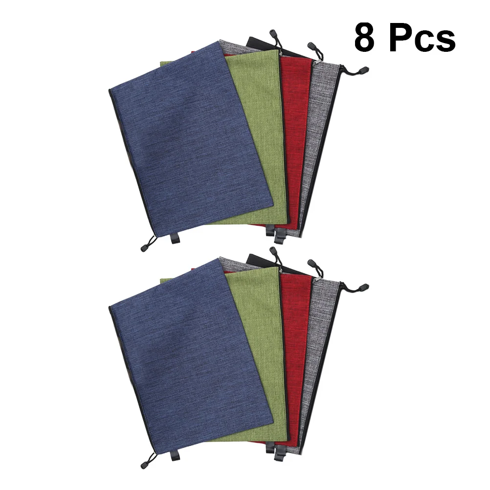 8 шт., сумки для файлов на молнии, водонепроницаемая ткань Оксфорд, органайзер для файлов, портативный держатель для документов для школьного офисного хранения 
8 шт., сумки для файлов на молнии, водонепроницаемая ткань Оксфорд, органайзер для файлов, портативный держатель для документов для школьного офисного хранения