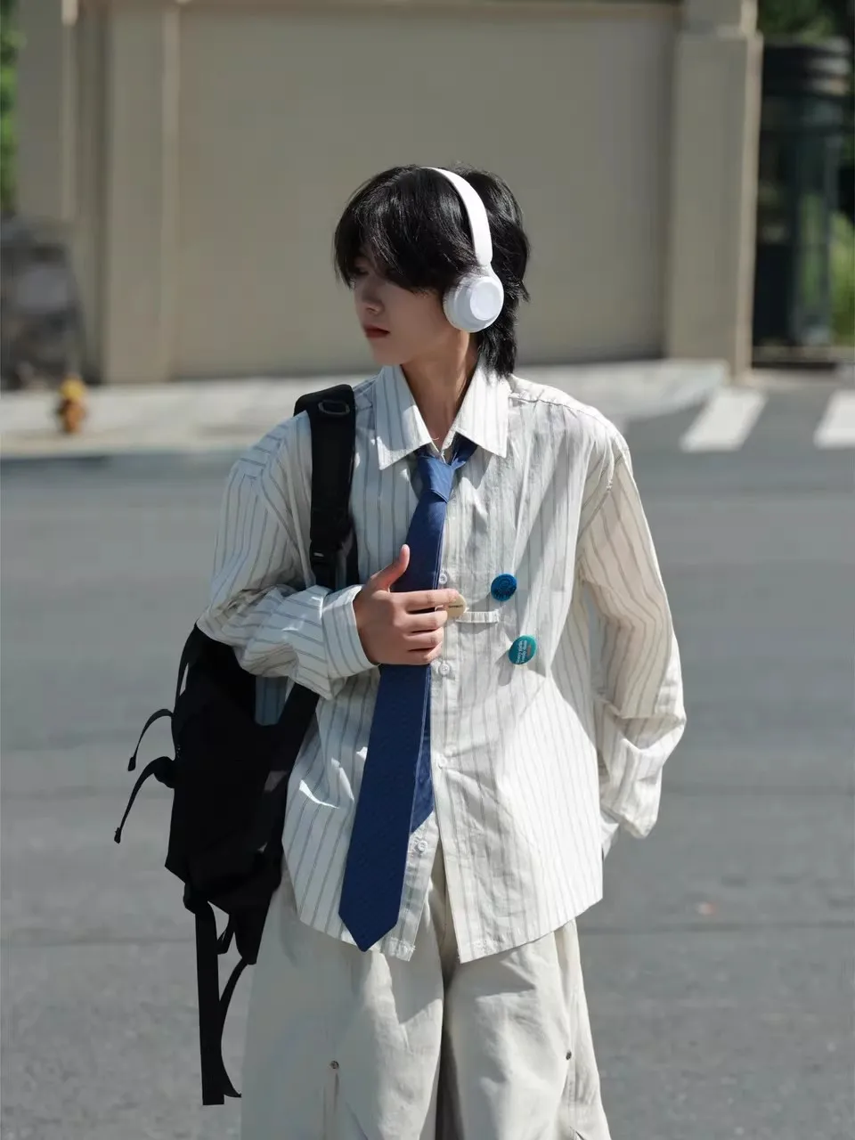 American Retro Striped irt Loose Casual Long Sve Youth ular Spring Autumn New Sle ex Classic Collar Button down
American Retro Striped irt Loose Casual Long Sve Youth ular Spring Autumn New Sle ex Classic Collar Button down