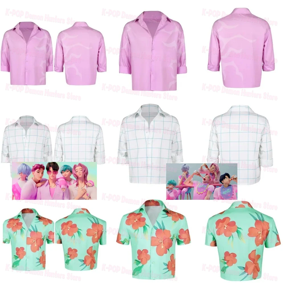 2026 Bobby Saja Demons Boys Jinu Cosplay Shirt Costume Hunters Men Summer Beach Short Sleeve Tops Halloween Carnival Party Suit
2026 Bobby Saja Demons Boys Jinu Cosplay Shirt Costume Hunters Men Summer Beach Short Sleeve Tops Halloween Carnival Party Suit