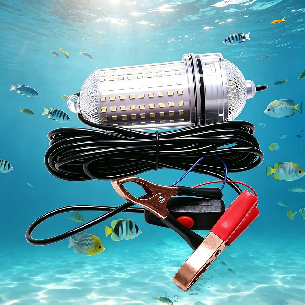 1 PC 12V Outdoor Fishing Light, LED Underwater Diving Light, Night Fishing Fish Attractor Lamp
1 PC 12V Outdoor Fishing Light, LED Underwater Diving Light, Night Fishing Fish Attractor Lamp