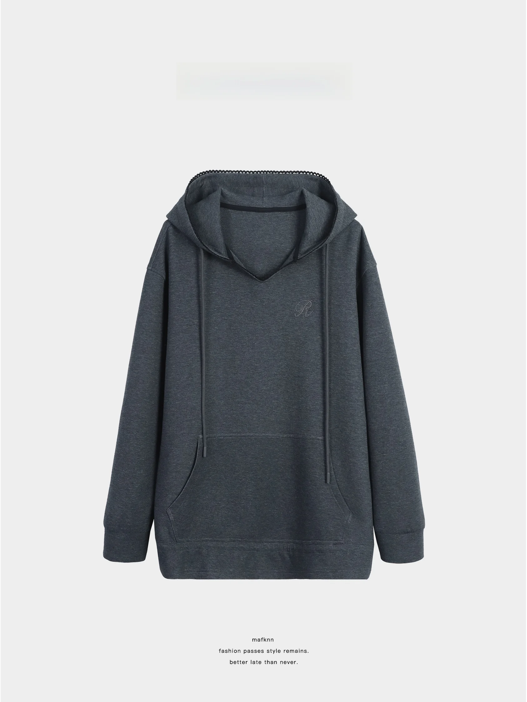 Washed Processed Loose Fit Hoodie Women's Casual Cotton Blend Embroidered Sweatshirt Spring Early Season plus Size Jioji Priv...
Washed Processed Loose Fit Hoodie Women's Casual Cotton Blend Embroidered Sweatshirt Spring Early Season plus Size Jioji Priv...