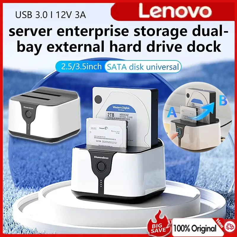 Корпус для HDD Blueendless с 2 отсеками, док-станция для HDD, корпус для SSD с двумя отсеками, функция офлайн-клонирования, адаптер SATA-USB 3.0 для SSD-дисков 2.5 и 3.5 дюйма.
Корпус для HDD Blueendless с 2 отсеками, док-станция для HDD, корпус для SSD с двумя отсеками, функция офлайн-клонирования, адаптер SATA-USB 3.0 для SSD-дисков 2.5 и 3.5 дюйма.