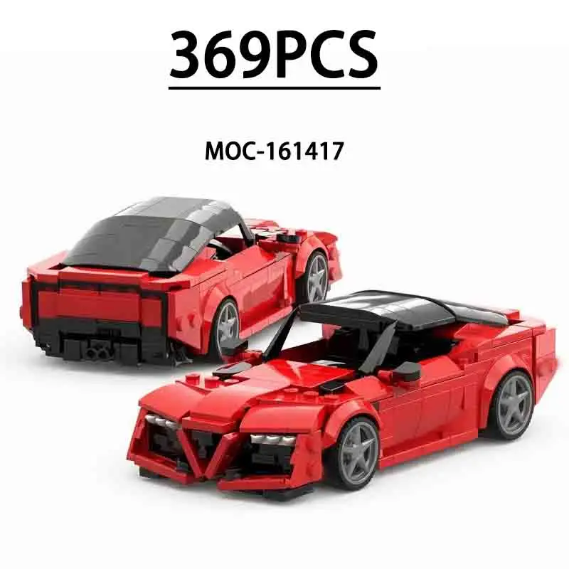 MOC-161417 Building Blocks Super Sports Car Racing Model 369 Pieces Children's Educational Birthday Christmas New Year Toy Gift
MOC-161417 Building Blocks Super Sports Car Racing Model 369 Pieces Children's Educational Birthday Christmas New Year Toy Gift
