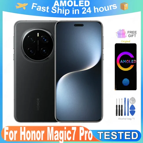 6.8" LTPO OLED Display For Huawei Honor Magic7 Pro LCD PTP-N49, PTP-AN10 Touch Screen Repair Parts For Honor Magic 7 Display