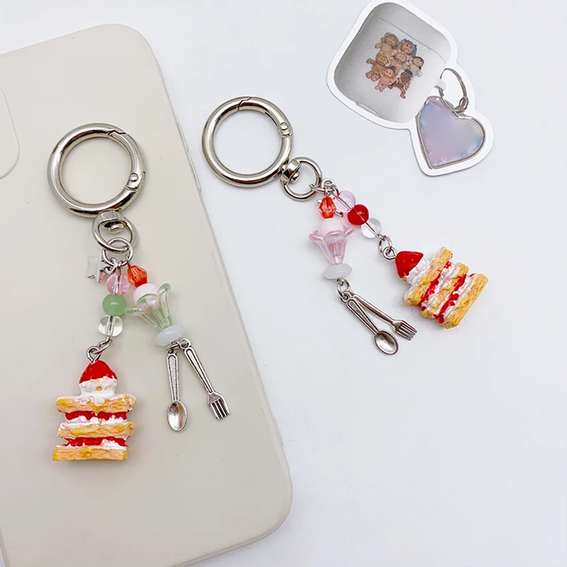 Y2K Cute Cake Dessert Pendant Keychain Kawaii Cake Fork Spoon Keyring Creative Key Holder Girly Bag Charm Headphone Pendant
Y2K Cute Cake Dessert Pendant Keychain Kawaii Cake Fork Spoon Keyring Creative Key Holder Girly Bag Charm Headphone Pendant