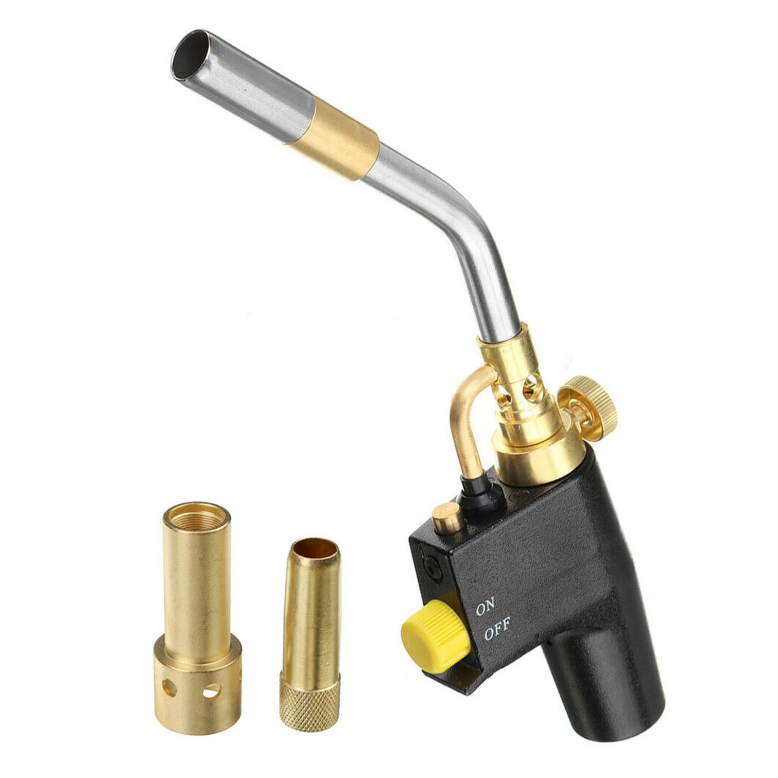 Welding Torch Adjustable TS8000 Trigger Brass Mapp Gas Torch High Propane Adjustable
Welding Torch Adjustable TS8000 Trigger Brass Mapp Gas Torch High Propane Adjustable