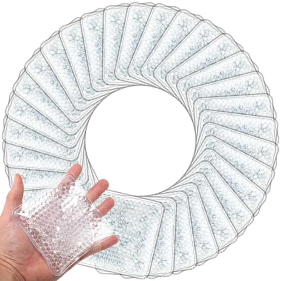30 Pack Small Ice Packs for Injuries Reusable Mini Boo Boo Gel Bead Ice Pack Soft Cold Packs Cold Hot Compress for Pain Relief
30 Pack Small Ice Packs for Injuries Reusable Mini Boo Boo Gel Bead Ice Pack Soft Cold Packs Cold Hot Compress for Pain Relief