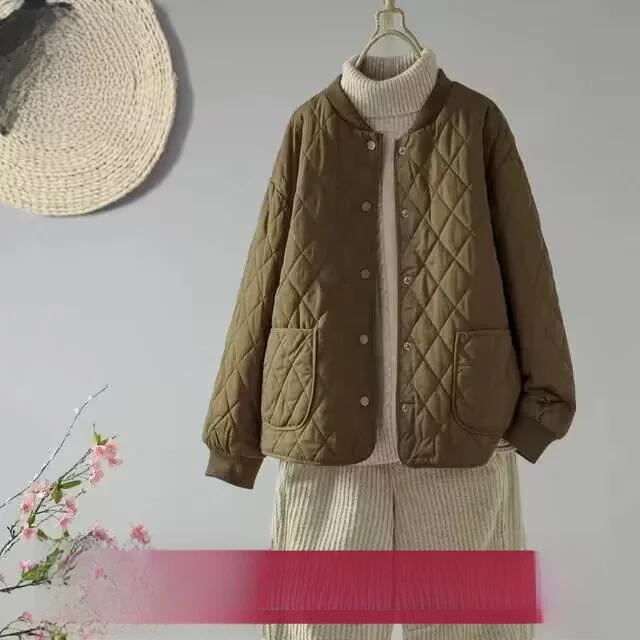 Winter New Sle Retro round Ne Loose Cotton Jaet Women's Casual Loose Single Button Slimming ort Outerwear
Winter New Sle Retro round Ne Loose Cotton Jaet Women's Casual Loose Single Button Slimming ort Outerwear