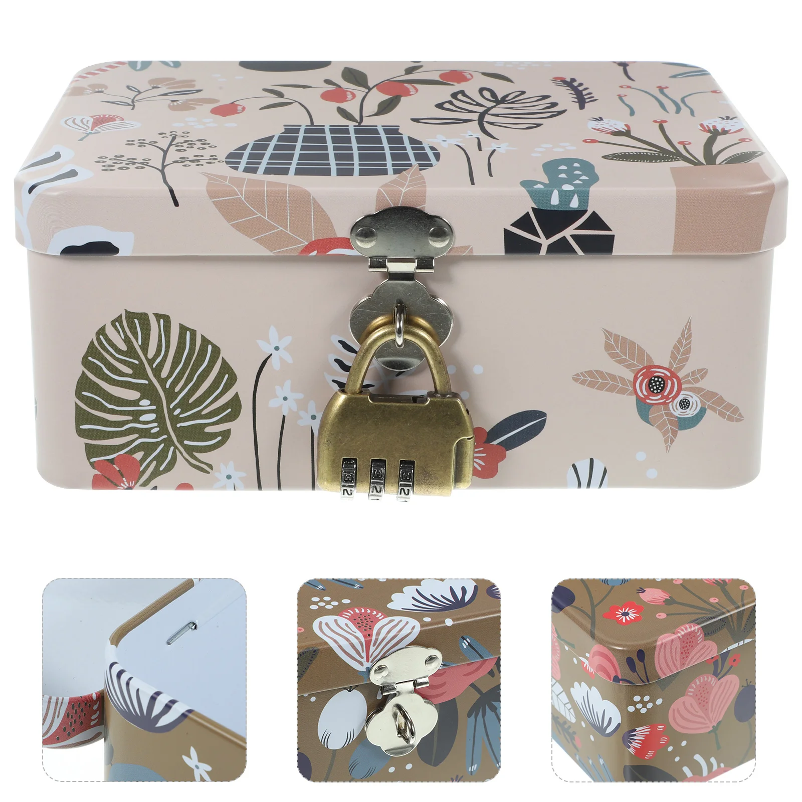 Storage Box with Lock Kids Bins Desk Organizer Tinplate Holder Case Metal Child
Storage Box with Lock Kids Bins Desk Organizer Tinplate Holder Case Metal Child