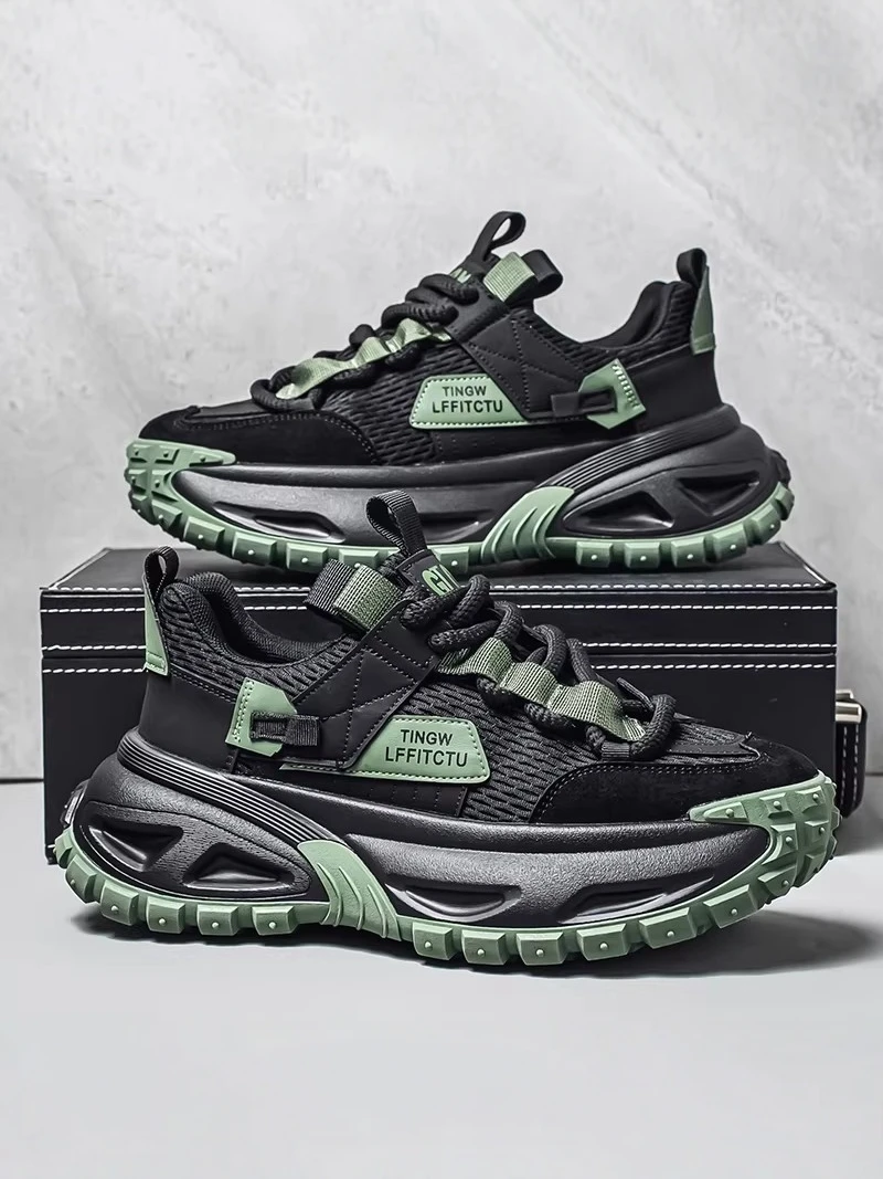 Men's Running Shoes 2026 New Summer Thick Bottom Heightening Dad Trendy Design Sports Casual Low Cut Breathable Wear Resistant
Men's Running Shoes 2026 New Summer Thick Bottom Heightening Dad Trendy Design Sports Casual Low Cut Breathable Wear Resistant