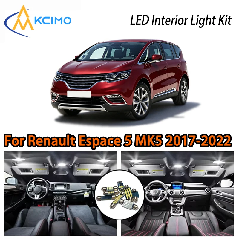 Premium Car LED Light For Renault Espace 5 MK5 2017-2022, Super Bright Easy Installation Interior Kit, Creates Cozy Atmosphere
Premium Car LED Light For Renault Espace 5 MK5 2017-2022, Super Bright Easy Installation Interior Kit, Creates Cozy Atmosphere