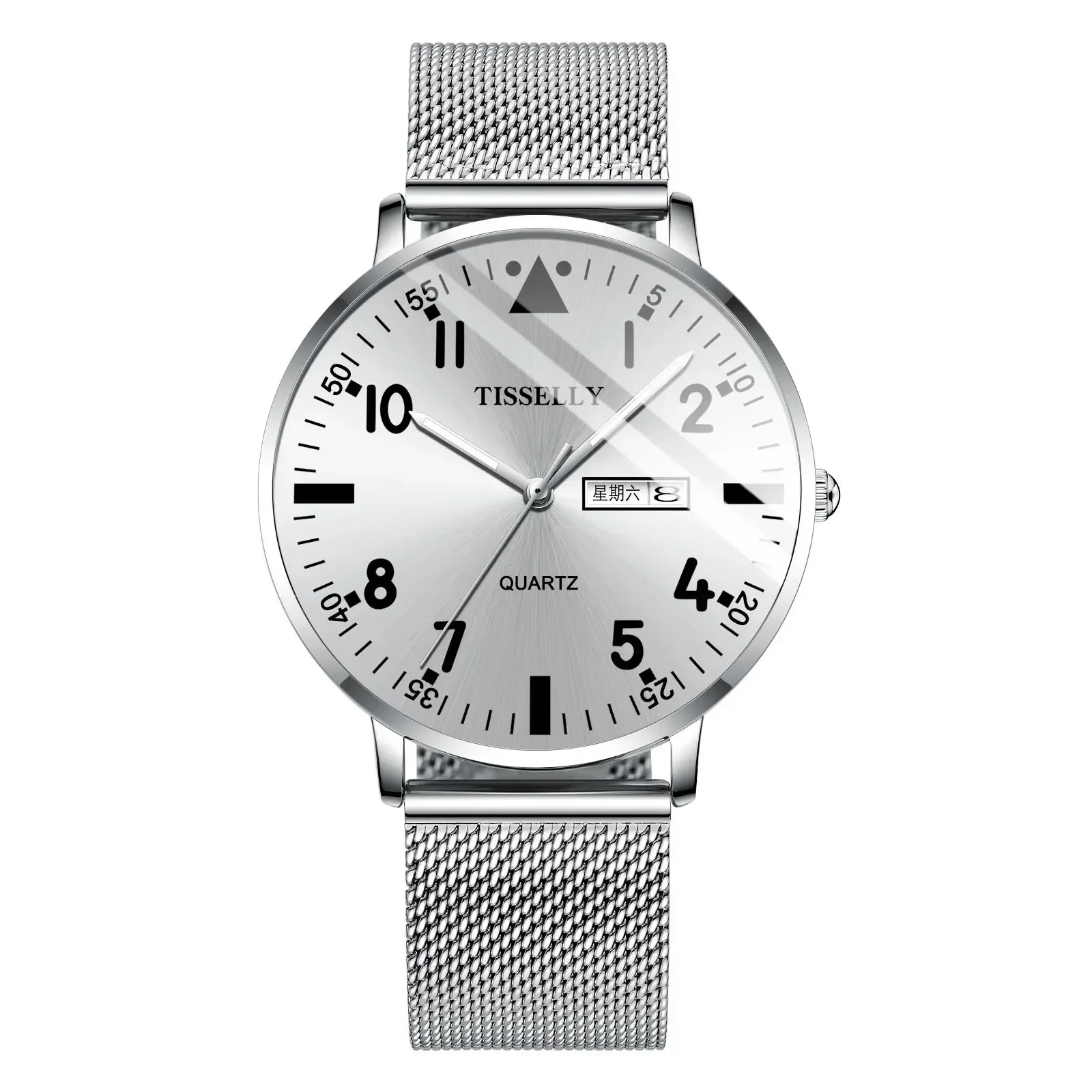 Minimalist Men Fashion Ultra Thin Watches Simple Male Business Stainless Steel Mesh Belt Quartz Watch Leisure Watch for Man
Minimalist Men Fashion Ultra Thin Watches Simple Male Business Stainless Steel Mesh Belt Quartz Watch Leisure Watch for Man