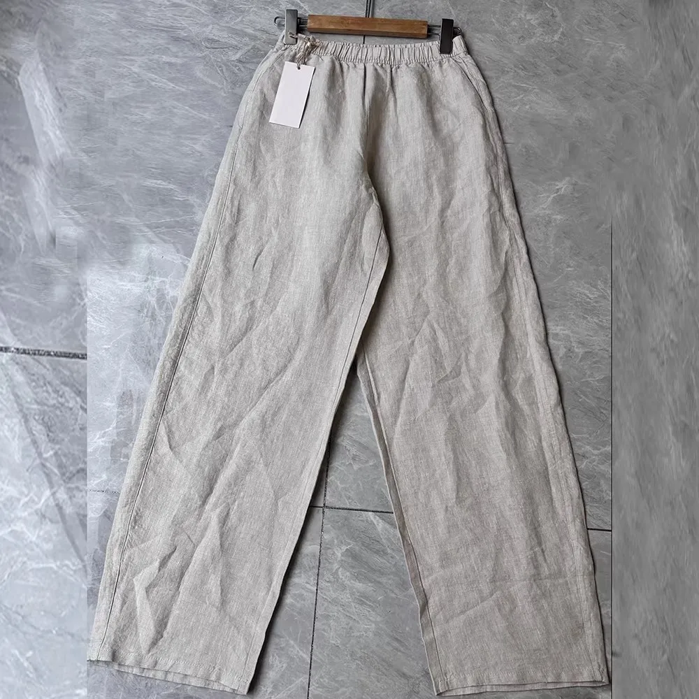 Ladies Casual Linen Wide Leg Pants Spring Summer Loose Comfortable Breathable Cool Knife Pants High Waist Elastic Waist
Ladies Casual Linen Wide Leg Pants Spring Summer Loose Comfortable Breathable Cool Knife Pants High Waist Elastic Waist