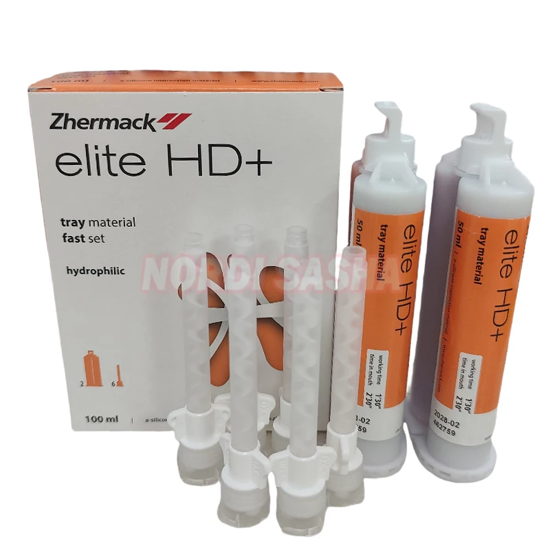 1Box Zhermack Elite HD+ Tray Material Fast Set Hydrophilic Dental Silicone Rubber Edge Rectification Impression Material
1Box Zhermack Elite HD+ Tray Material Fast Set Hydrophilic Dental Silicone Rubber Edge Rectification Impression Material