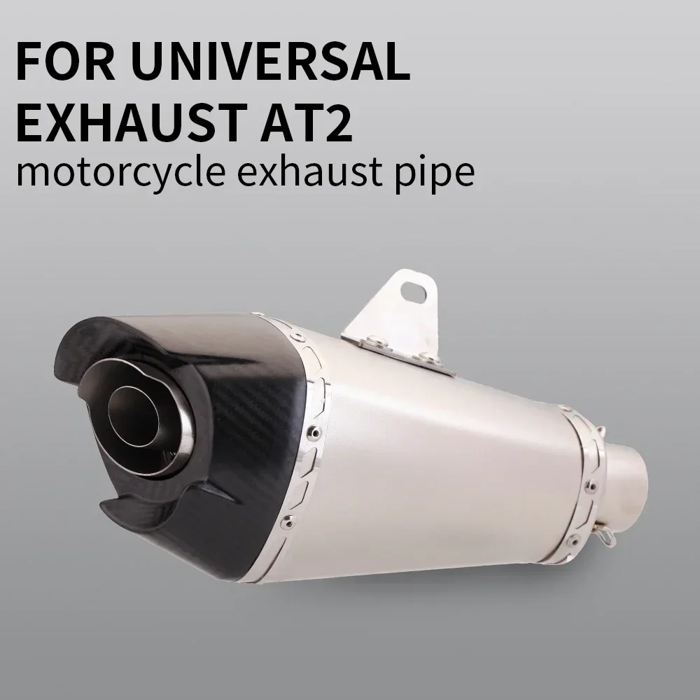 High performance modified stainless steel motorcycle muffler for 51mm AT2 race 600 100cc 125cc motorcycle exhaust pipe
High performance modified stainless steel motorcycle muffler for 51mm AT2 race 600 100cc 125cc motorcycle exhaust pipe