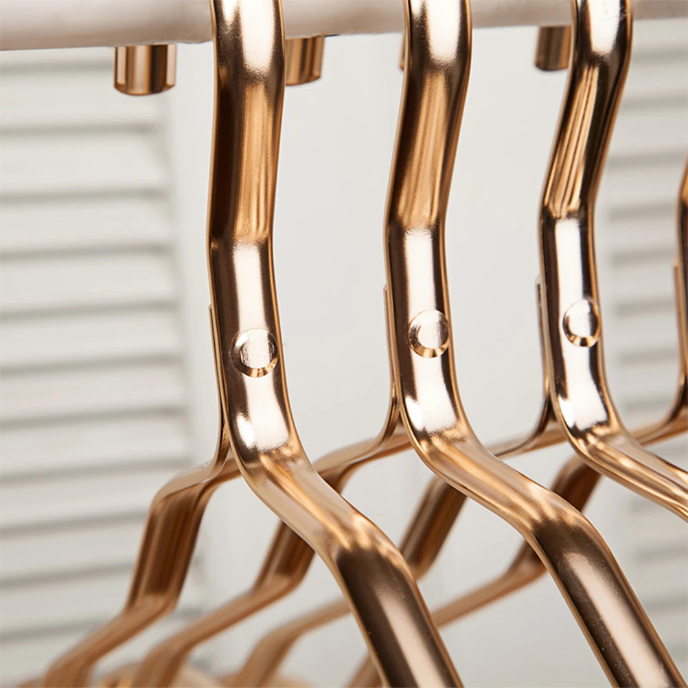5pcs Alloy Clothes Hangers Non-Slip Gold Practical Portable Bright Color Closet Organization Pants Child Storage
5pcs Alloy Clothes Hangers Non-Slip Gold Practical Portable Bright Color Closet Organization Pants Child Storage