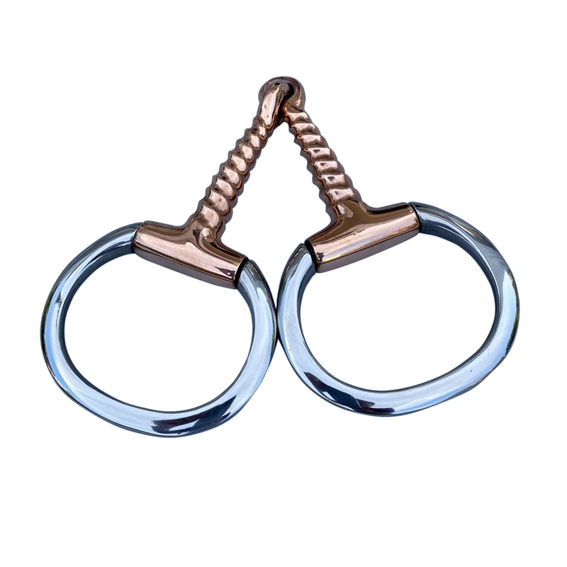 Stainless Steel Eggbutt Bit Horse Corscrew Copper Jointed Mouth 14cm Brass Horse Bits
Stainless Steel Eggbutt Bit Horse Corscrew Copper Jointed Mouth 14cm Brass Horse Bits