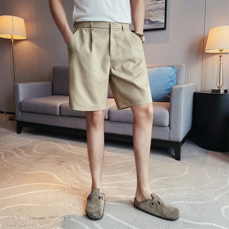 2026 Summer Cotton Linen Blended Shorts Summer Solid Color Casual Five Quarter Pants Thin Breathable Business Social Pants
2026 Summer Cotton Linen Blended Shorts Summer Solid Color Casual Five Quarter Pants Thin Breathable Business Social Pants