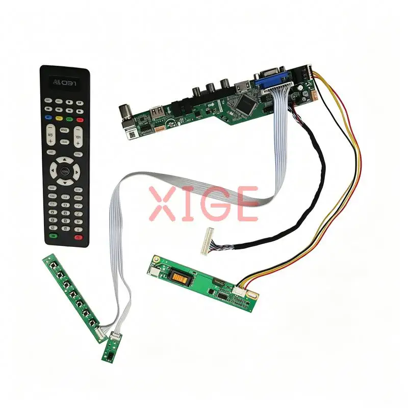 Matrix Drive Board Fit CLAA141WB03 M141NWW1 CLAA141WB02 CLAA141WB05 1-CCFL LVDS 30-Pin 1280x800 1280*800 HDMI+VGA+AV+USB DIY Kit
Matrix Drive Board Fit CLAA141WB03 M141NWW1 CLAA141WB02 CLAA141WB05 1-CCFL LVDS 30-Pin 1280x800 1280*800 HDMI+VGA+AV+USB DIY Kit