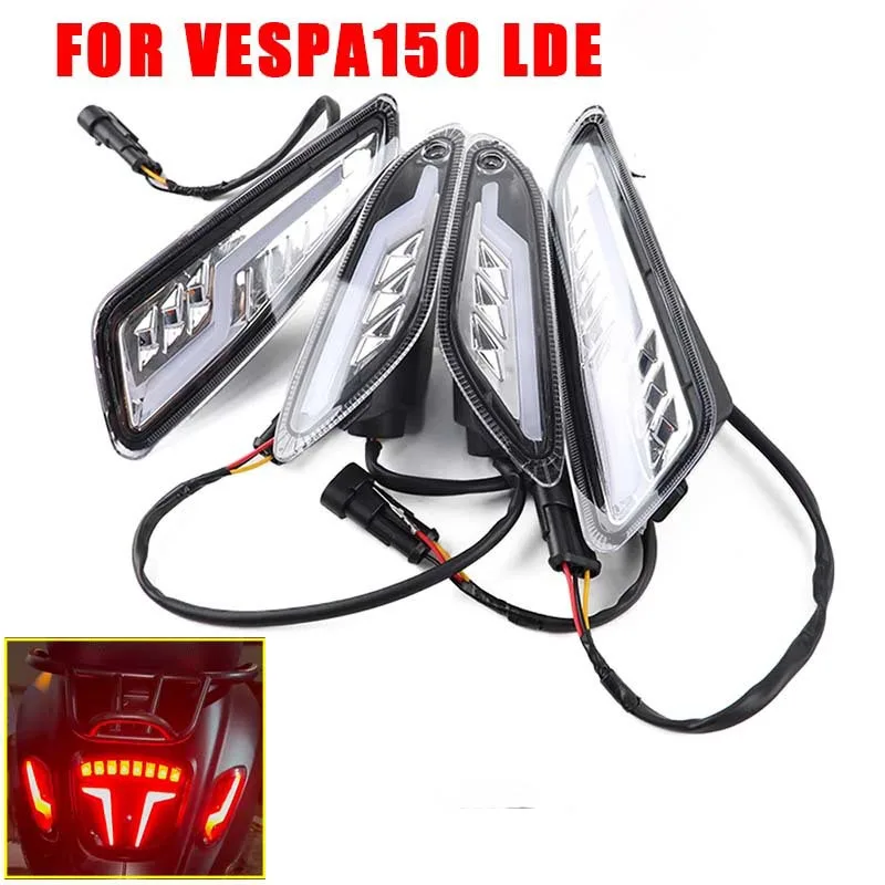 Motorcycle Turn Signal Suitable for the Vespa Sprint 150: LED front And Rear Turn Signal Assembly With Daytime Running Lights
Motorcycle Turn Signal Suitable for the Vespa Sprint 150: LED front And Rear Turn Signal Assembly With Daytime Running Lights