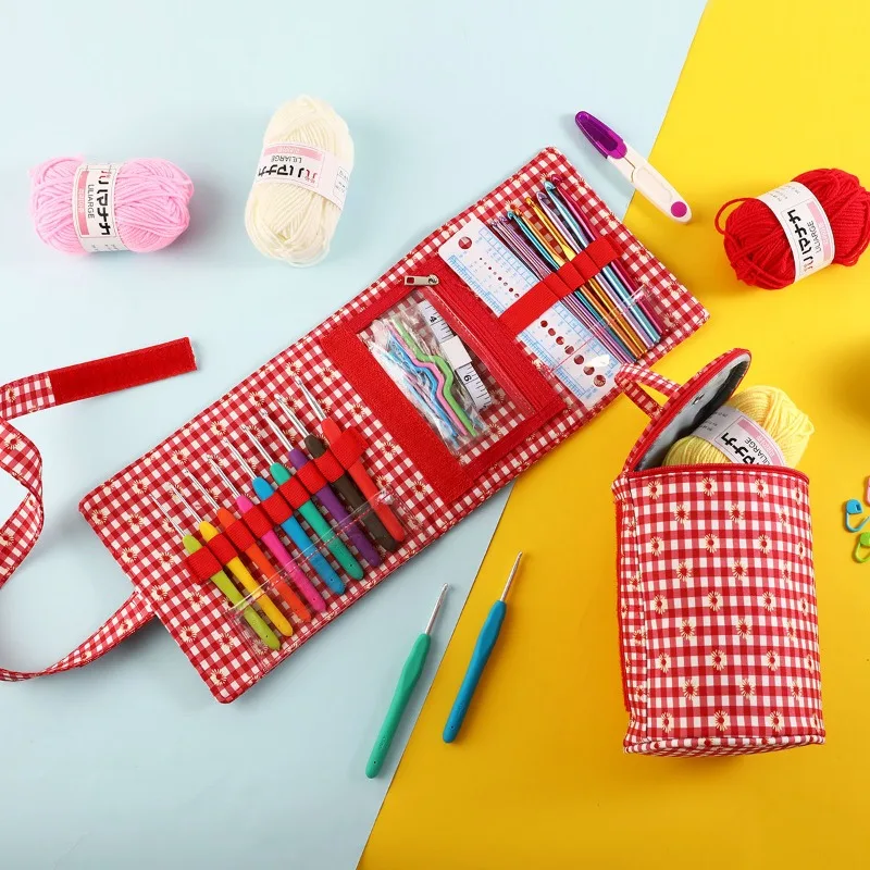 DIY Knitting Tool Storage Set Beginner Crochet Set Handheld Detachable Inside and Outside
DIY Knitting Tool Storage Set Beginner Crochet Set Handheld Detachable Inside and Outside