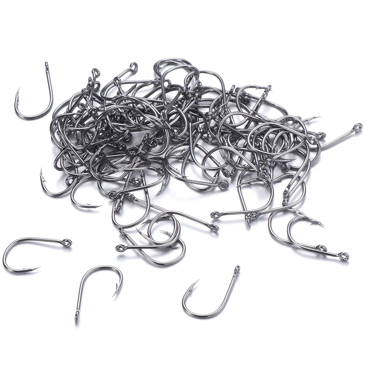 100 pcs Boxed Fish Hook Fishing Tackle Bass Hooks Freshwater Saltwater Bait Lure Perforated Carbon Steel Pike Salmon
100 pcs Boxed Fish Hook Fishing Tackle Bass Hooks Freshwater Saltwater Bait Lure Perforated Carbon Steel Pike Salmon