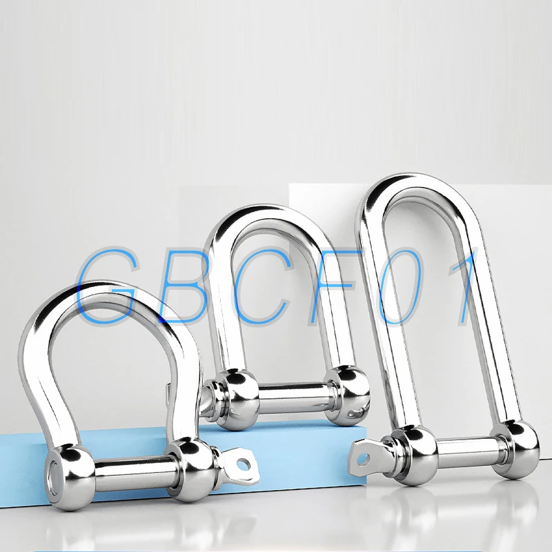 316 304 Stainless Steel Bow Shackle Marine D Type Lifting Hook U-shaped Horse Hoof Clamp M4 M5 M6 M8 M10 M12 M14 M16 M18-M38
316 304 Stainless Steel Bow Shackle Marine D Type Lifting Hook U-shaped Horse Hoof Clamp M4 M5 M6 M8 M10 M12 M14 M16 M18-M38