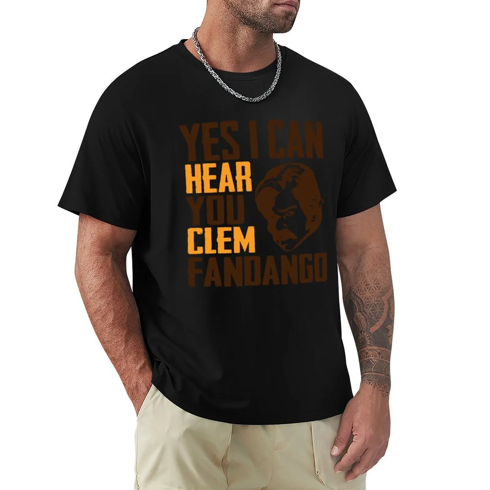 Yes I Can Hear You Clem Fandango Retro Vintage T-Shirt graphics Anime t-shirt customs topping Men's t-shirt
Yes I Can Hear You Clem Fandango Retro Vintage T-Shirt graphics Anime t-shirt customs topping Men's t-shirt
