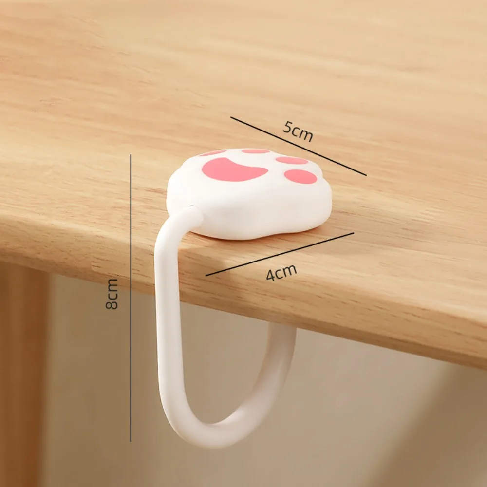 New Cat Paw Bag Hook Saving Space Foldable Desk Side Hooks Self-adhesive Portable Backpack Hanger for Table
New Cat Paw Bag Hook Saving Space Foldable Desk Side Hooks Self-adhesive Portable Backpack Hanger for Table