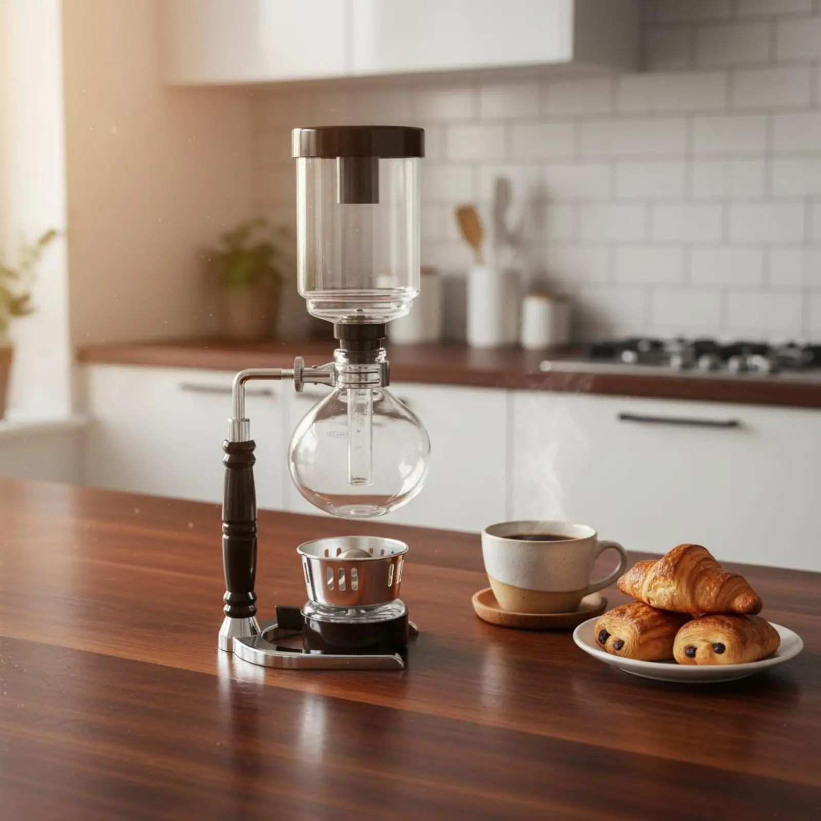 Siphon Coffee Brewer Reusable Strainer Vacuum Coffee Brewer Kitchen Appliance Easy to Clean for Home Baristas
Siphon Coffee Brewer Reusable Strainer Vacuum Coffee Brewer Kitchen Appliance Easy to Clean for Home Baristas