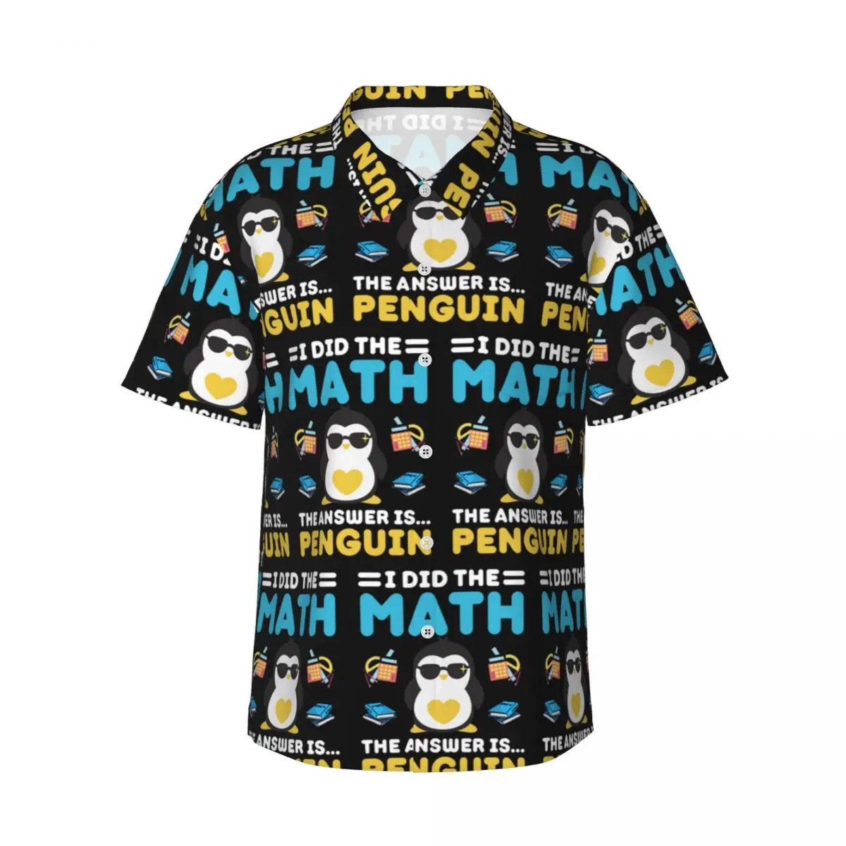 I Did The Math The Answer Is Penguin Funny Mathematician Men's Shirts Hawaiian Short Sleeve Shirt Button Tops for Summer Beach
I Did The Math The Answer Is Penguin Funny Mathematician Men's Shirts Hawaiian Short Sleeve Shirt Button Tops for Summer Beach