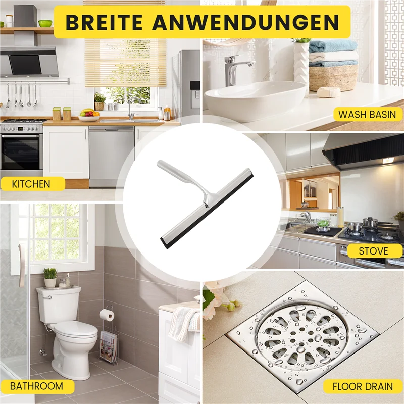 A76K скребок для душа, скребок для душа из нержавеющей стали для душевых дверей, ванной комнаты, окон и автомобильного стекла
A76K скребок для душа, скребок для душа из нержавеющей стали для душевых дверей, ванной комнаты, окон и автомобильного стекла