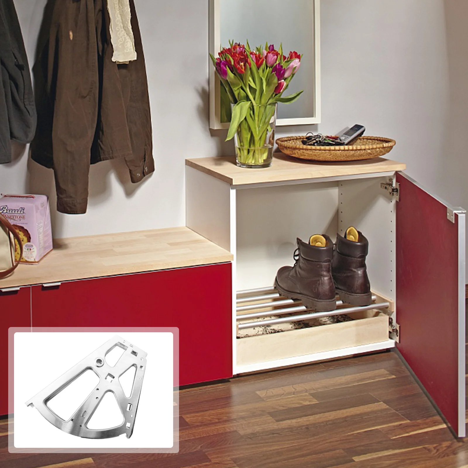 2 Pcs Stainless Steel Shoe Cabinet Racks Tipper Stands Brackets Dual-layer Drawer Accessories Durable Smooth Home
2 Pcs Stainless Steel Shoe Cabinet Racks Tipper Stands Brackets Dual-layer Drawer Accessories Durable Smooth Home