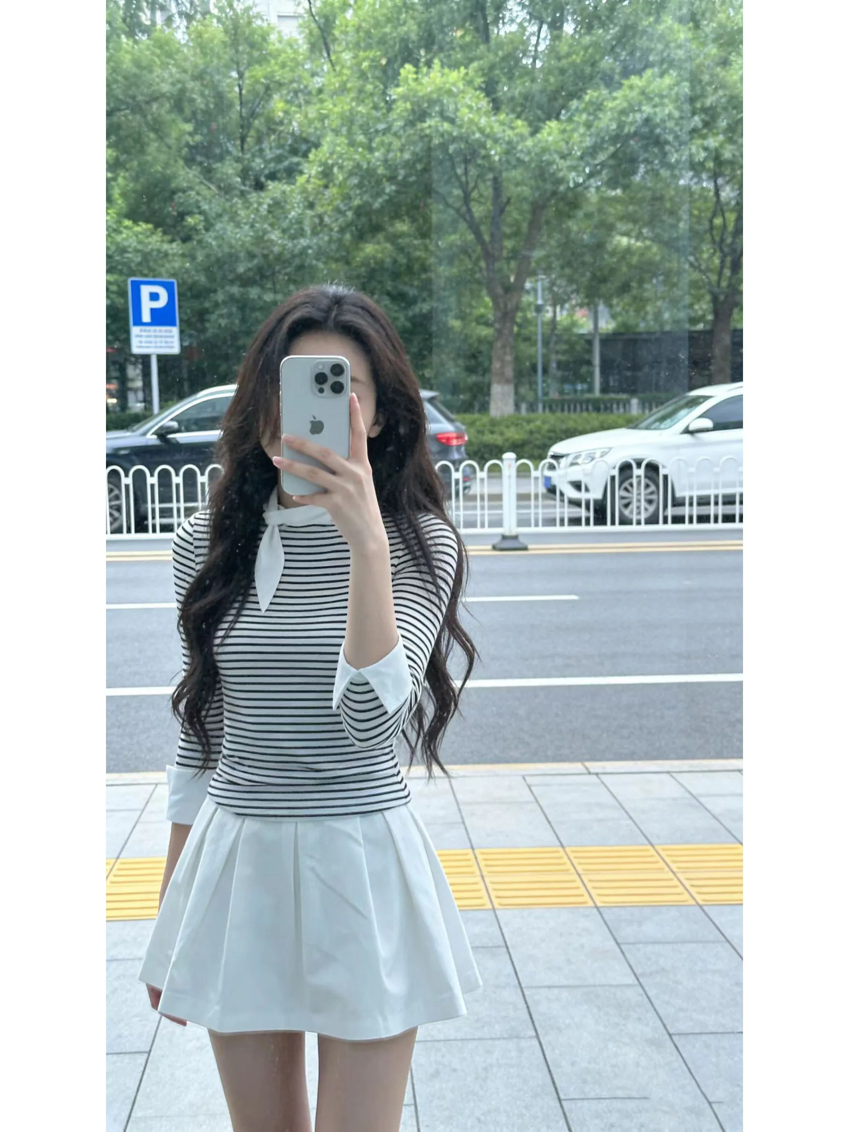 Korean Style Women's Striped Long Sleeve T-Shirt Set Spring New Design Sensation Half Skirt Two Piece Set Fashionable Outfit
Korean Style Women's Striped Long Sleeve T-Shirt Set Spring New Design Sensation Half Skirt Two Piece Set Fashionable Outfit