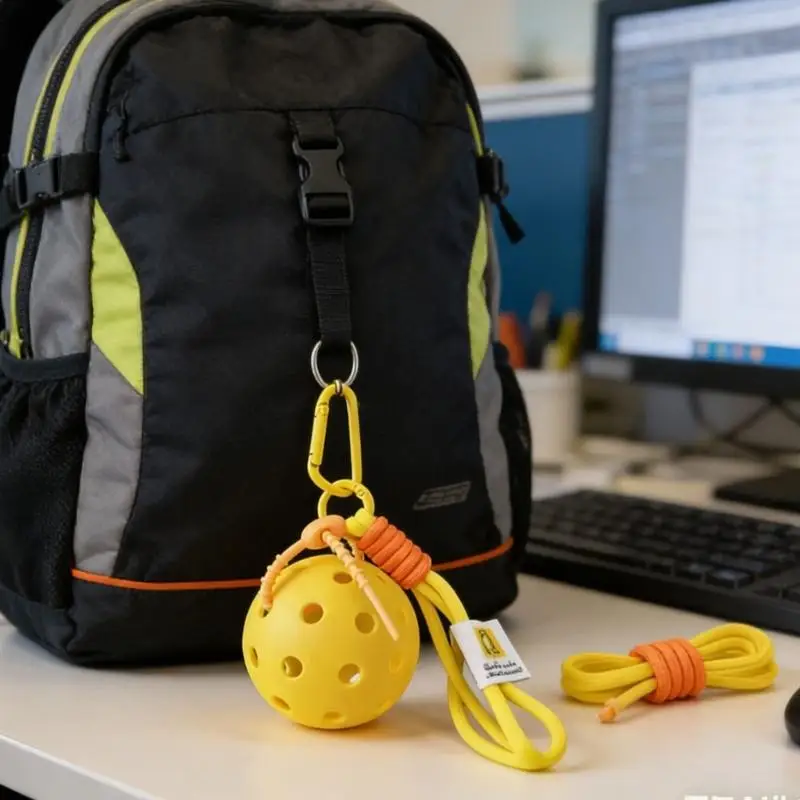 M5TC Backpack Clip Holder Keychain Pickleballs Shaped Pendant For Key Multifunctional Pickleballs Decorstions Ornament
M5TC Backpack Clip Holder Keychain Pickleballs Shaped Pendant For Key Multifunctional Pickleballs Decorstions Ornament
