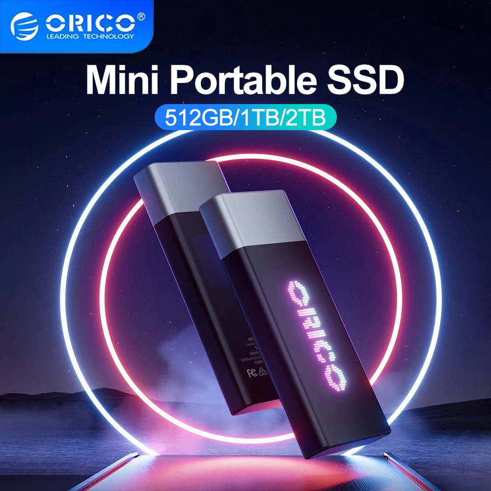 ORICO Portable External Ssd External Hard Drive External Solid State Drive USB3.2 Gen2 Type- C PSSD for Gamer Laptop Ssd 1TB 2TB
ORICO Portable External Ssd External Hard Drive External Solid State Drive USB3.2 Gen2 Type- C PSSD for Gamer Laptop Ssd 1TB 2TB