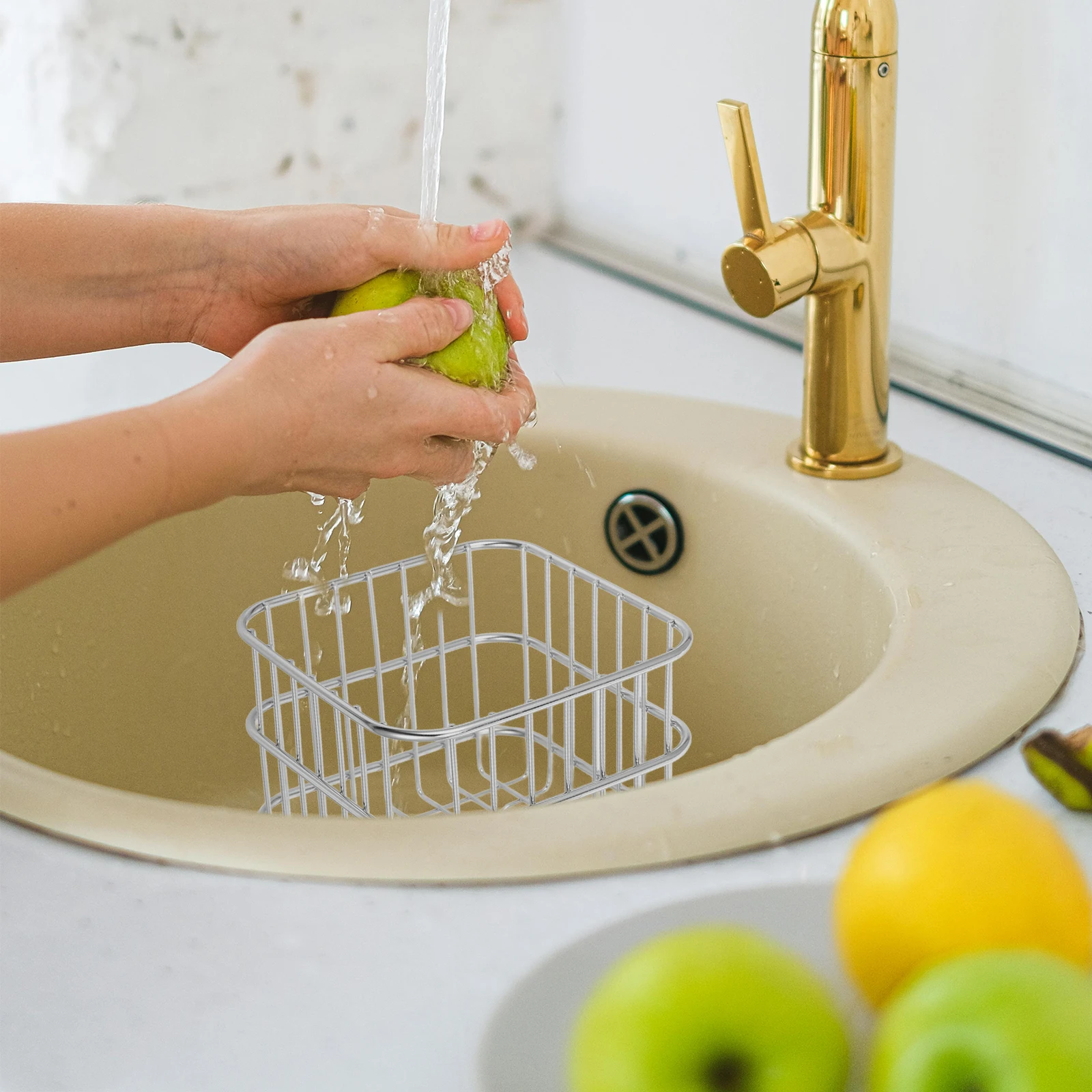 Stainless Steel Basket 304 Material Kitchen Strainer Vegetable Holder Fruit Rack Drain Basket Storage Solution Metal ganizer
Stainless Steel Basket 304 Material Kitchen Strainer Vegetable Holder Fruit Rack Drain Basket Storage Solution Metal ganizer