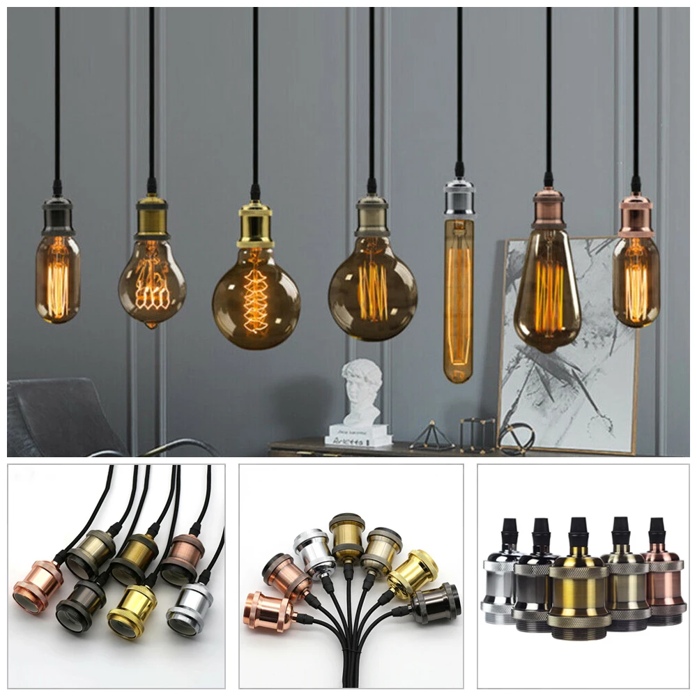 Vintage Pendant Light Base Retro Industrial Ceiling Pendant Lamp Holder Fitting Simple Hanging Lighting Fixtures E27 Home Decor
Vintage Pendant Light Base Retro Industrial Ceiling Pendant Lamp Holder Fitting Simple Hanging Lighting Fixtures E27 Home Decor