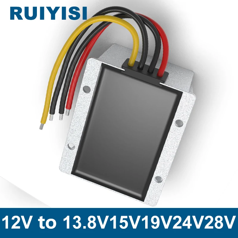 RUIYISI 12V to 24V booster 12V to 28V boost module 12V to 19V 15V 13.8V converter DC power supply for vehicles
RUIYISI 12V to 24V booster 12V to 28V boost module 12V to 19V 15V 13.8V converter DC power supply for vehicles