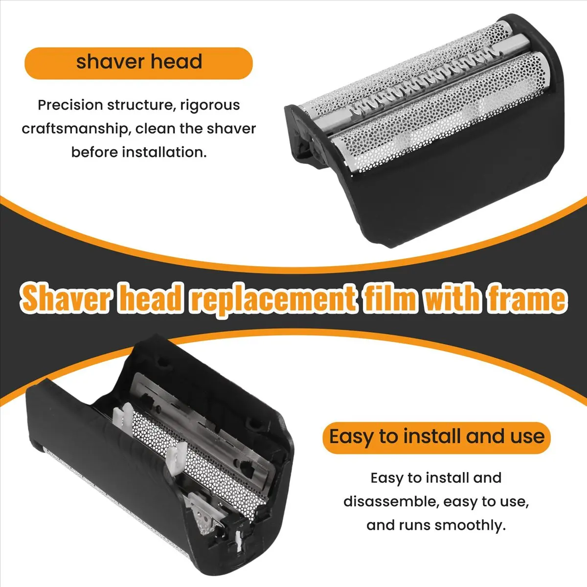 ABPO Replacement Foil Screen + Frame for BRAUN Razor/Shaver Series 30B 310 330 340 5746 4875 7630
ABPO Replacement Foil Screen + Frame for BRAUN Razor/Shaver Series 30B 310 330 340 5746 4875 7630